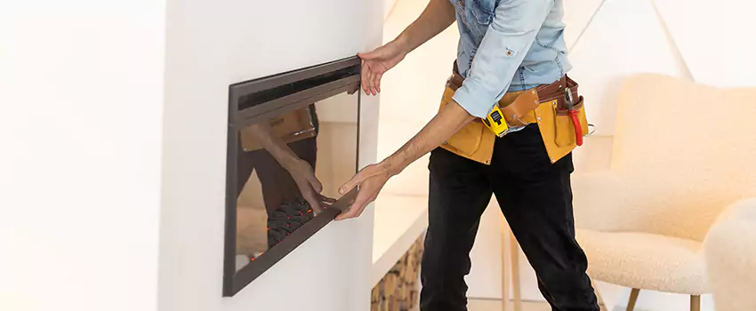 Metal Fireplace Installation in Pleasant Hill, California