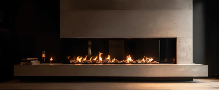 Gas Fireplace Ember Bed Design Services in Pleasant Hill, California