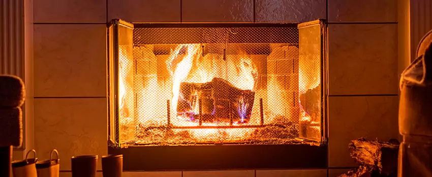 Mendota Hearth Landscape Fireplace Installation in Pleasant Hill, California