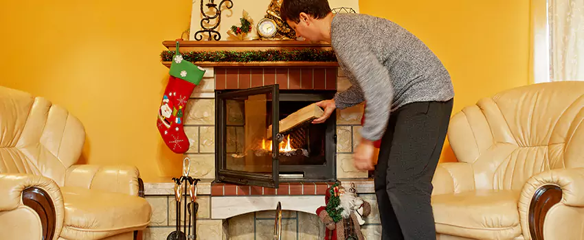 Rusted Metal Fireplace Restoration in Pleasant Hill, California