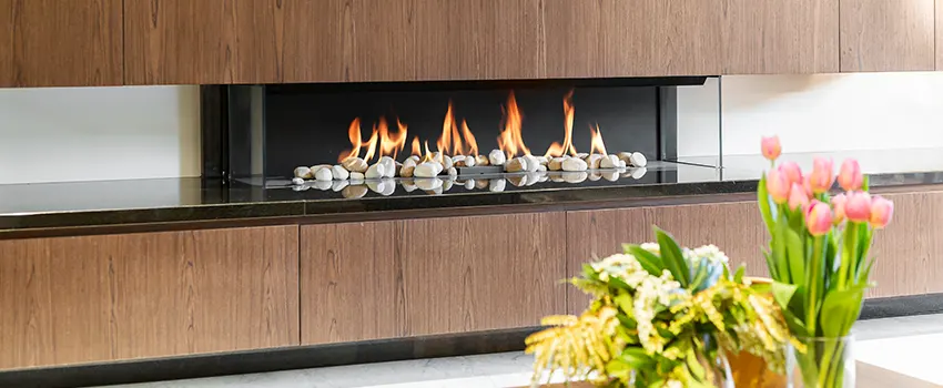 Double-height Fireplace Design Refurbishment in Pleasant Hill, California